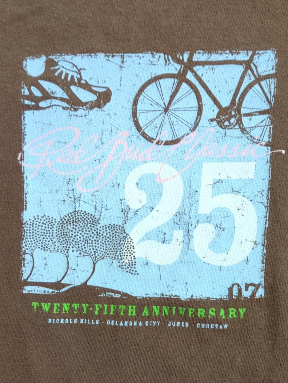 2007 25th Anniversary Red Bud Classic Marathon Event T-shirt